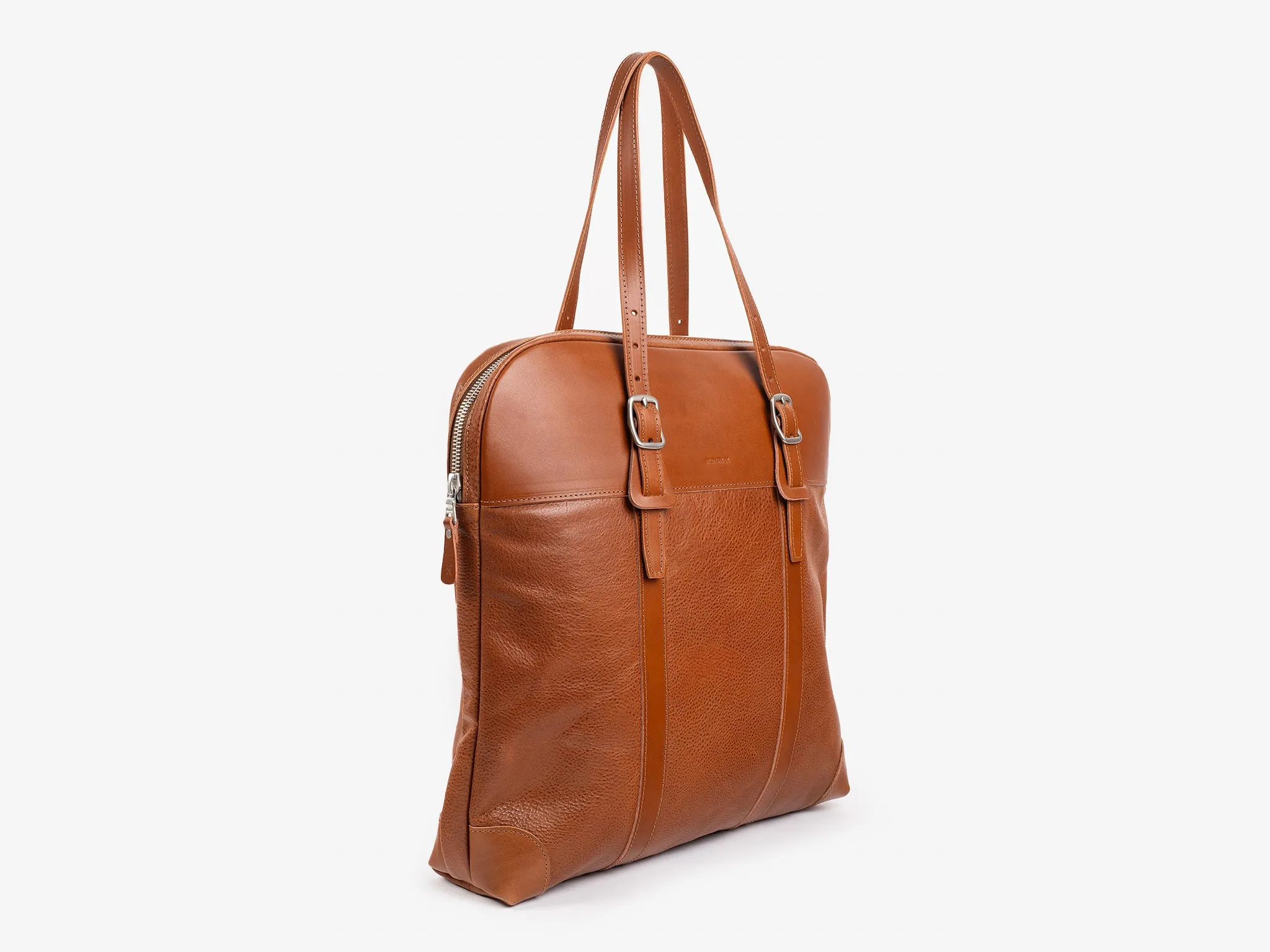 No. 635 Leather Tote Briefcase, Tan sold by Billykirk product image thumbnail 2