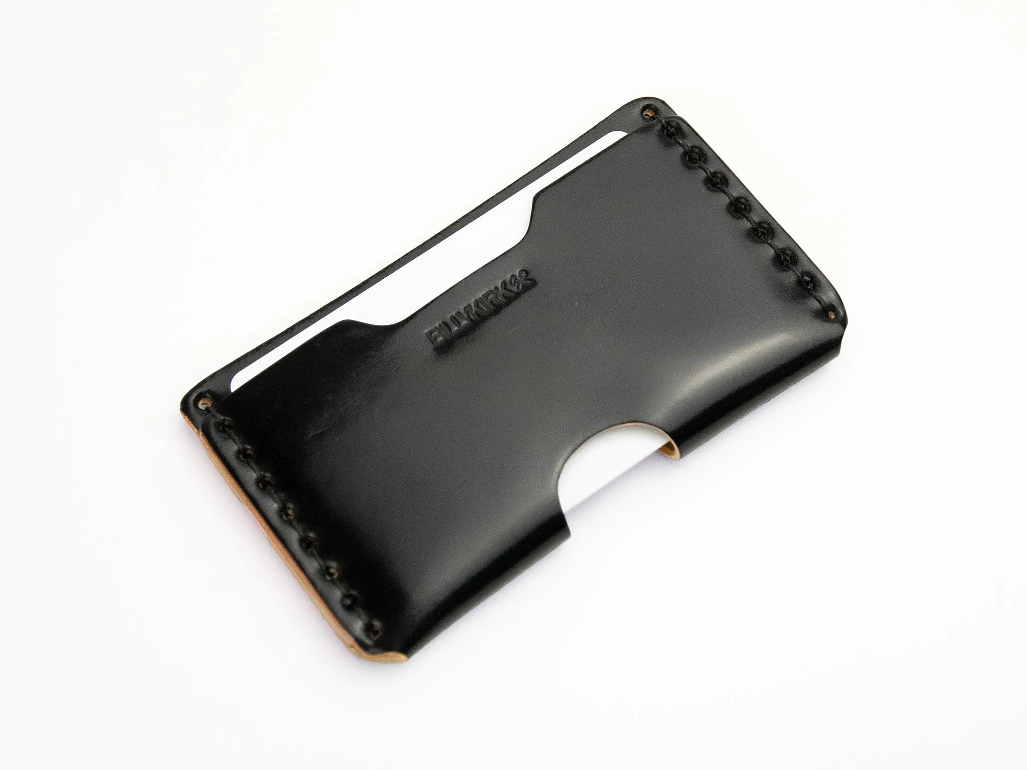 No. 397 Slim Card Case, Onyx Cordovan sold by Billykirk
