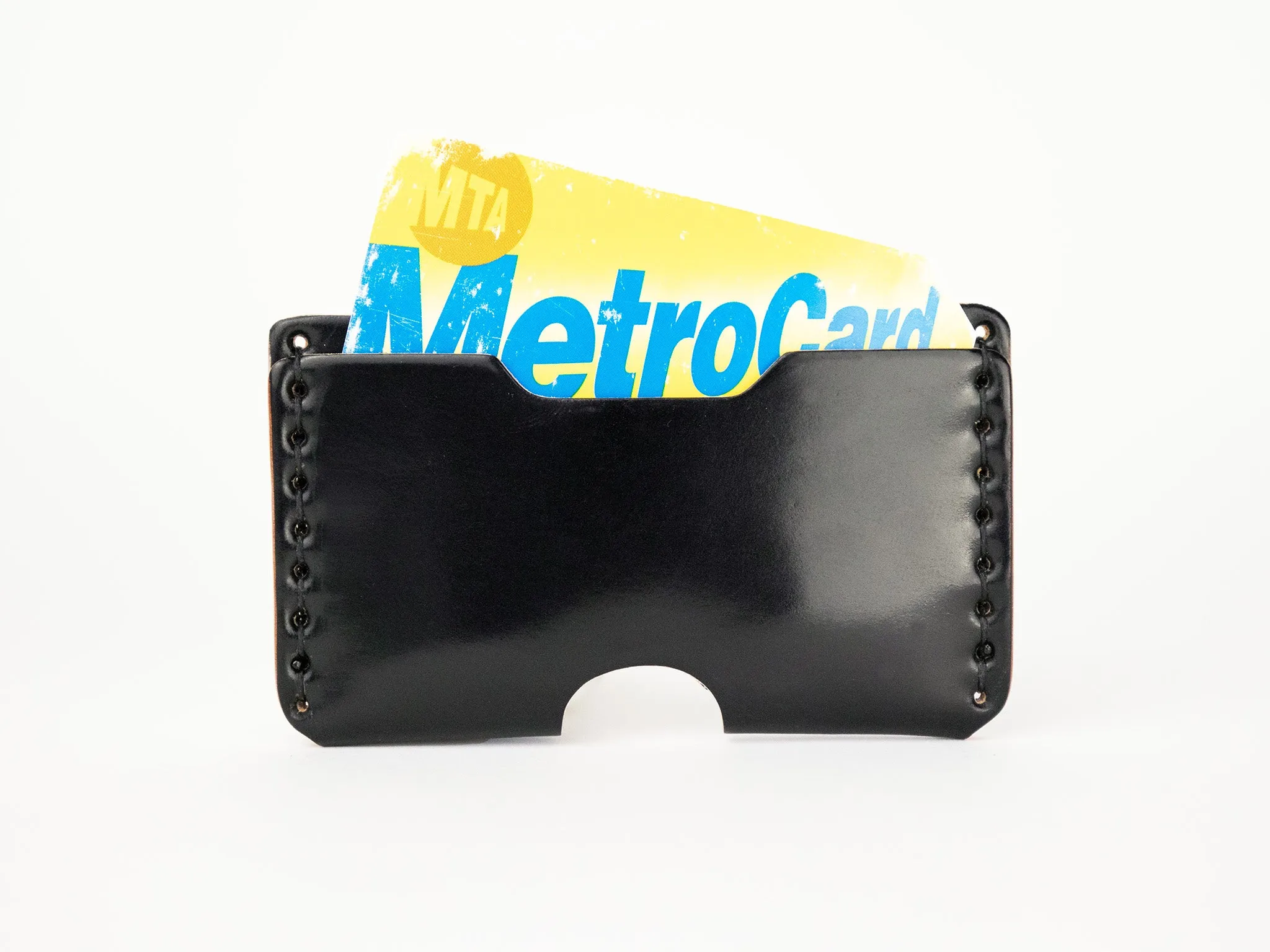 No. 397 Slim Card Case, Onyx Cordovan sold by Billykirk product image thumbnail 2