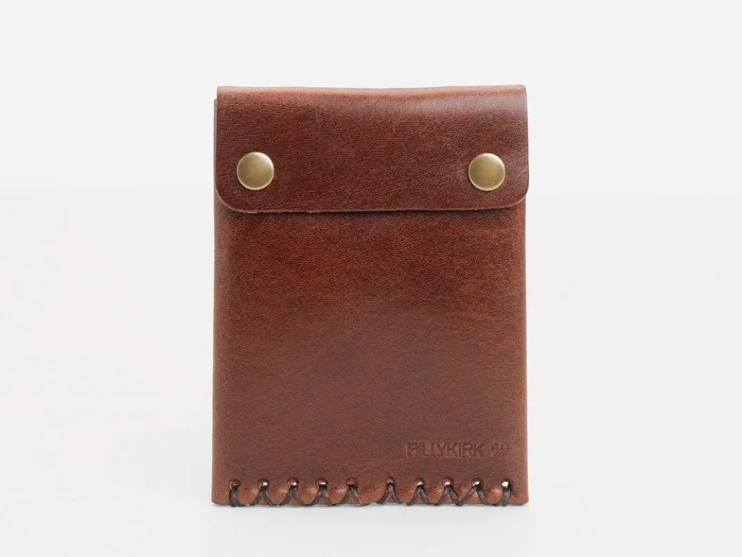No. 092 Card Case with Snaps, Nickel , Brass sold by Billykirk