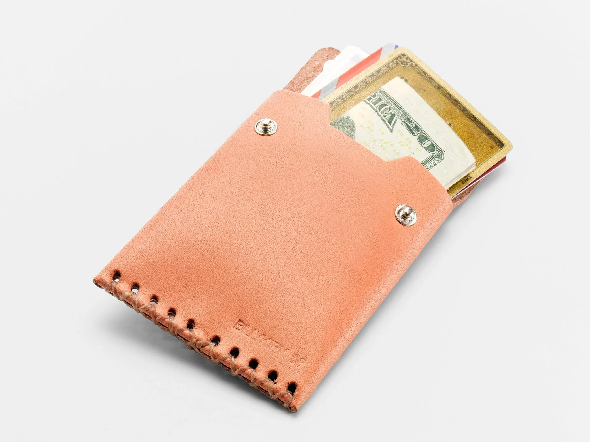 No. 092 Card Case with Snaps , Nickel, Brass sold by Billykirk product image thumbnail 3