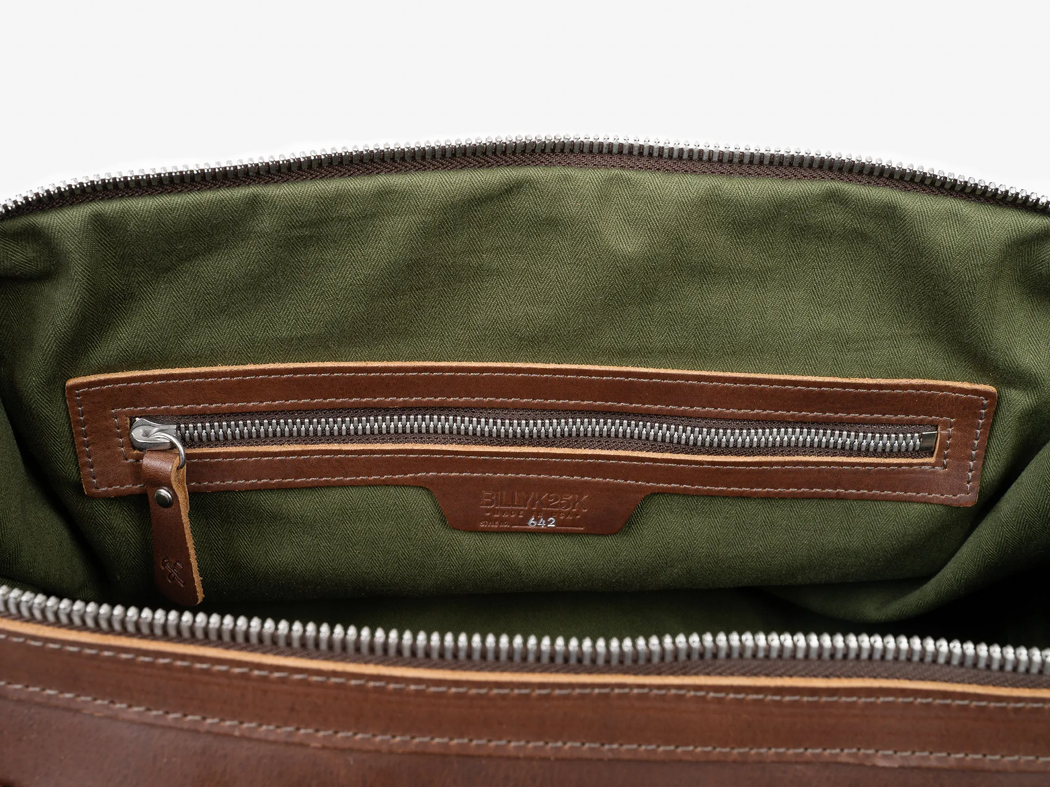 No. 642 Small Carryall, Olive sold by Billykirk product image thumbnail 5