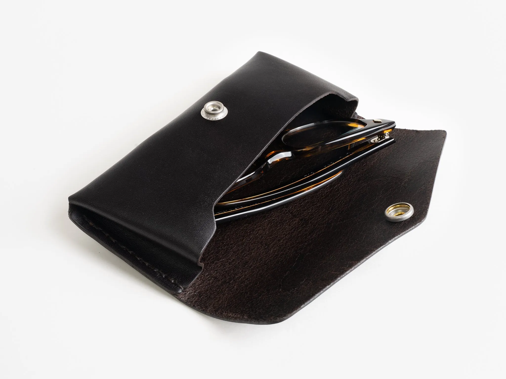 No. 604 Glasses Case, Dark Brown sold by Billykirk product image thumbnail 3