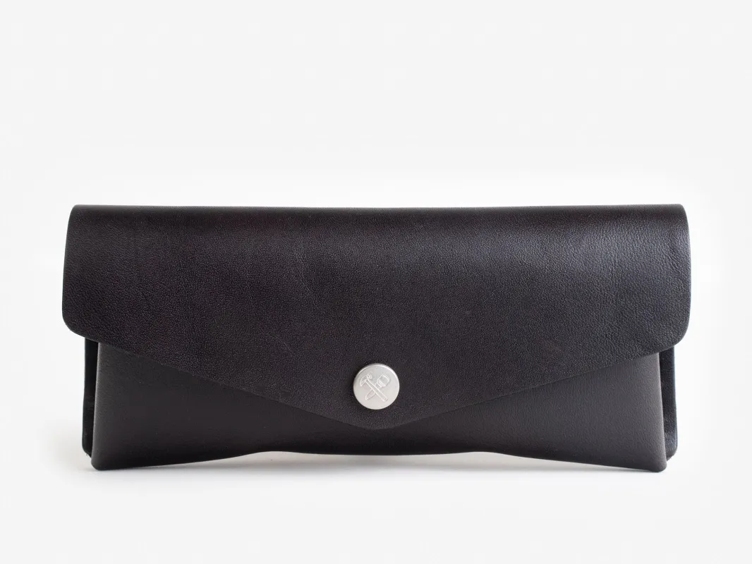 No. 604 Glasses Case, Dark Brown sold by Billykirk