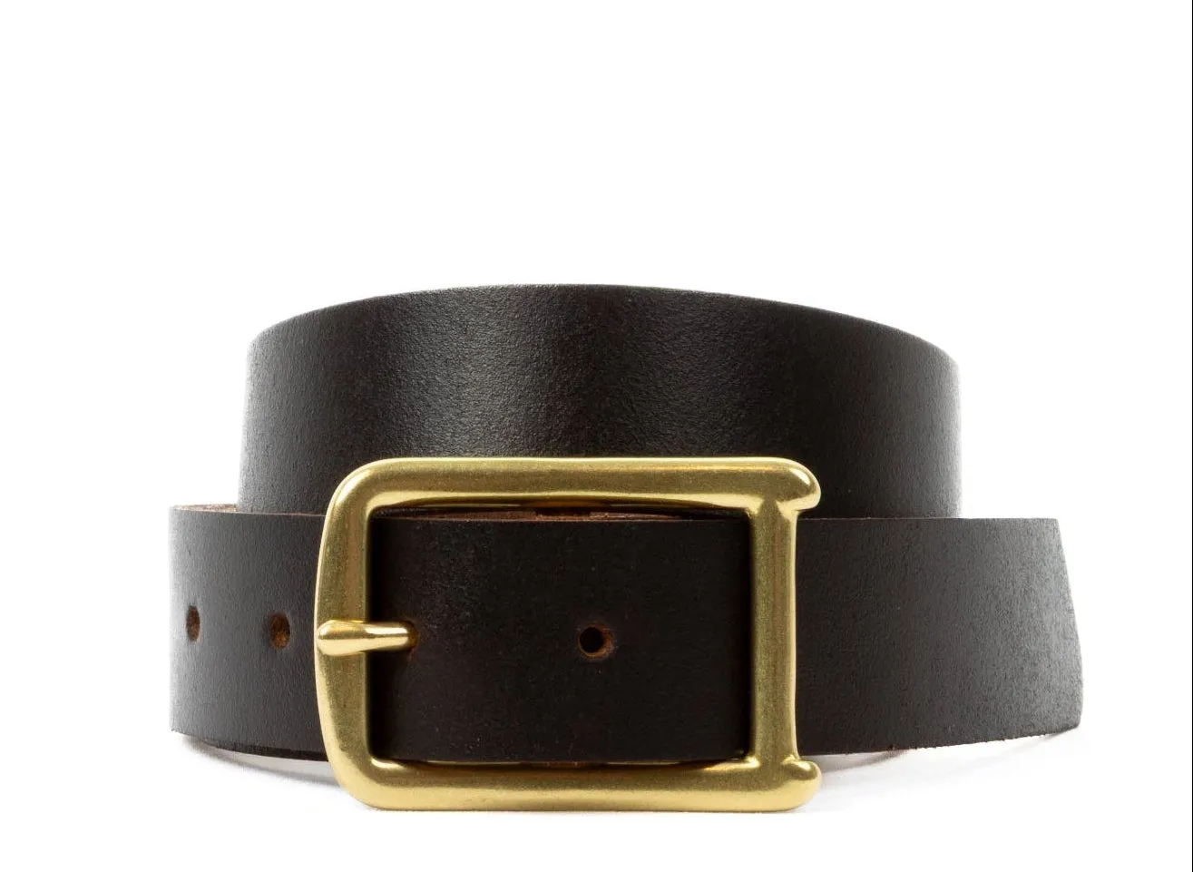 No. 640 Founders Buckle Belt, Java Waxed Flesh sold by Billykirk