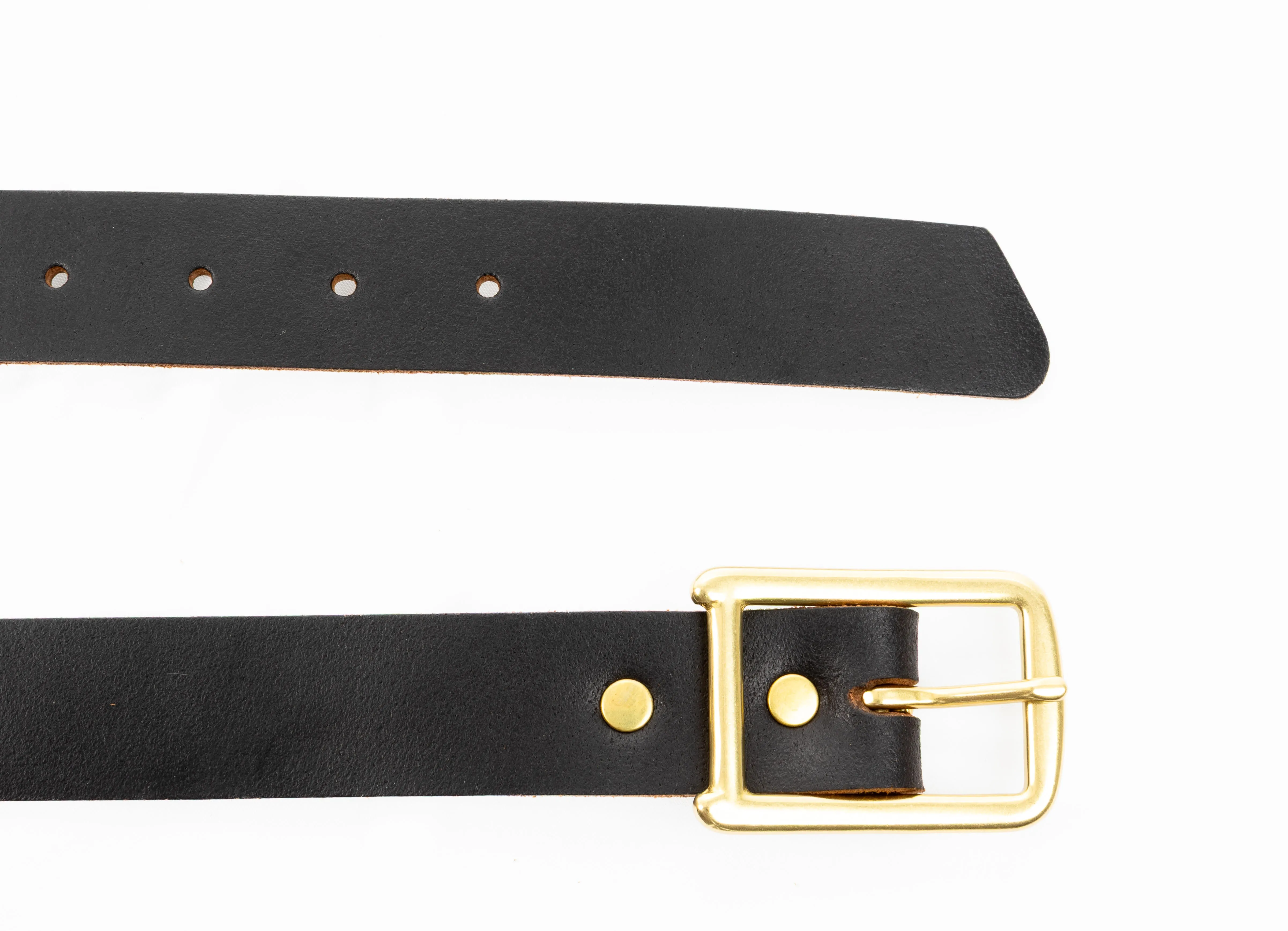 No. 640 Founders Buckle Belt, Ebony Waxed Flesh sold by Billykirk product image thumbnail 4