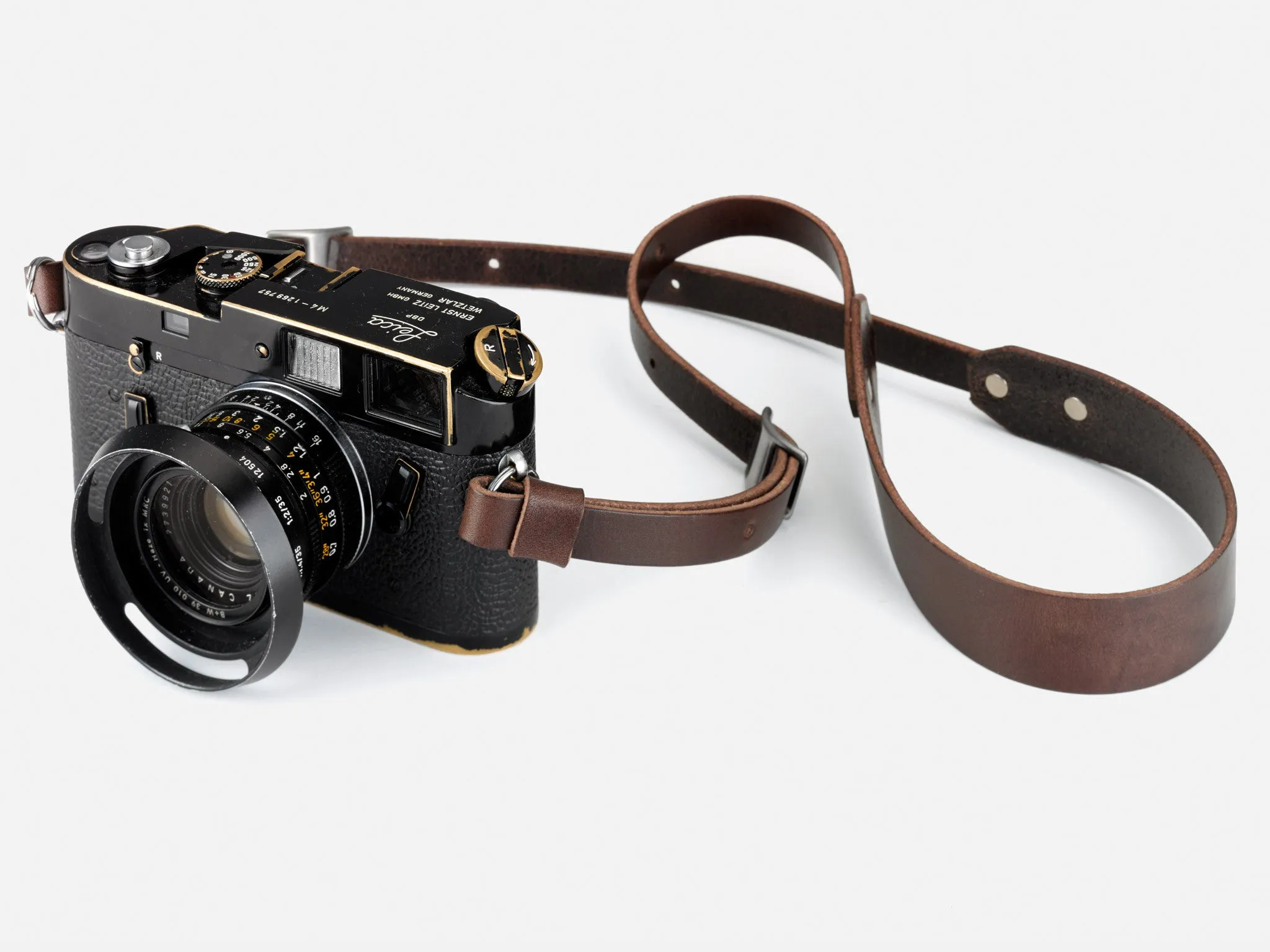 No. 495 Camera Strap, Dark Brown sold by Billykirk