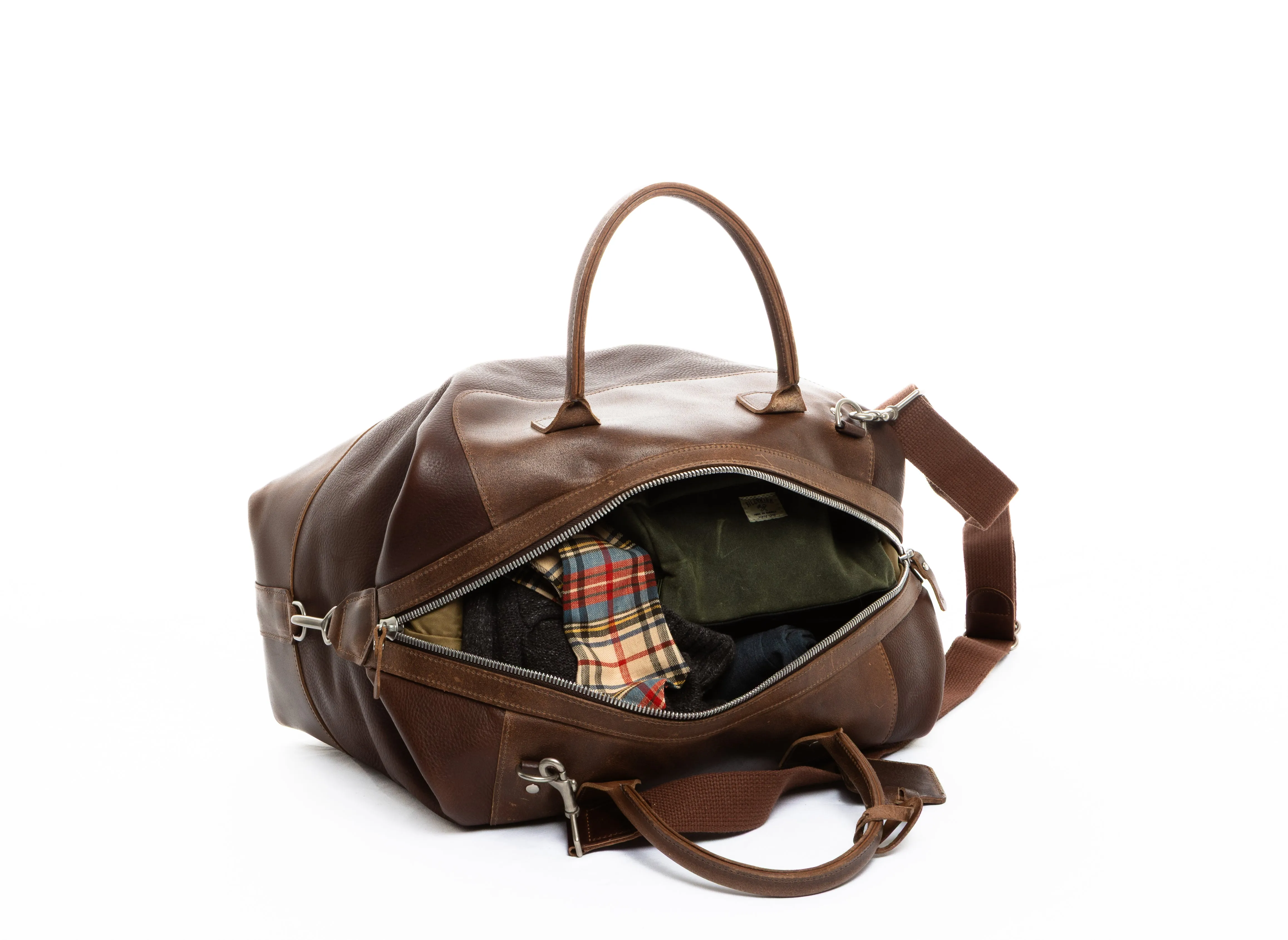 No. 642 Small Carryall, Brown Leather sold by Billykirk product image thumbnail 3