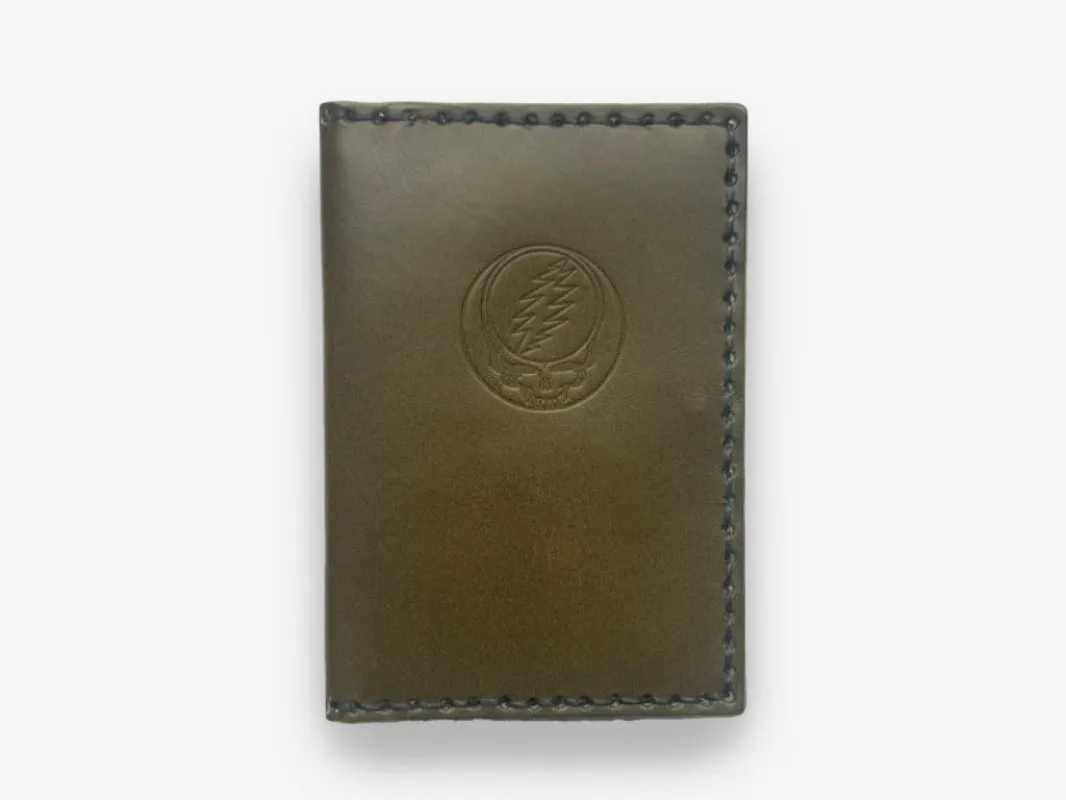No. 153-GD Passport Case Stealie, Olive made by Billykirk