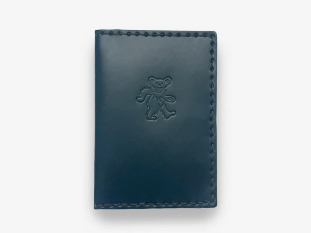 No. 153-GD Passport Case Bear, Navy made by Billykirk