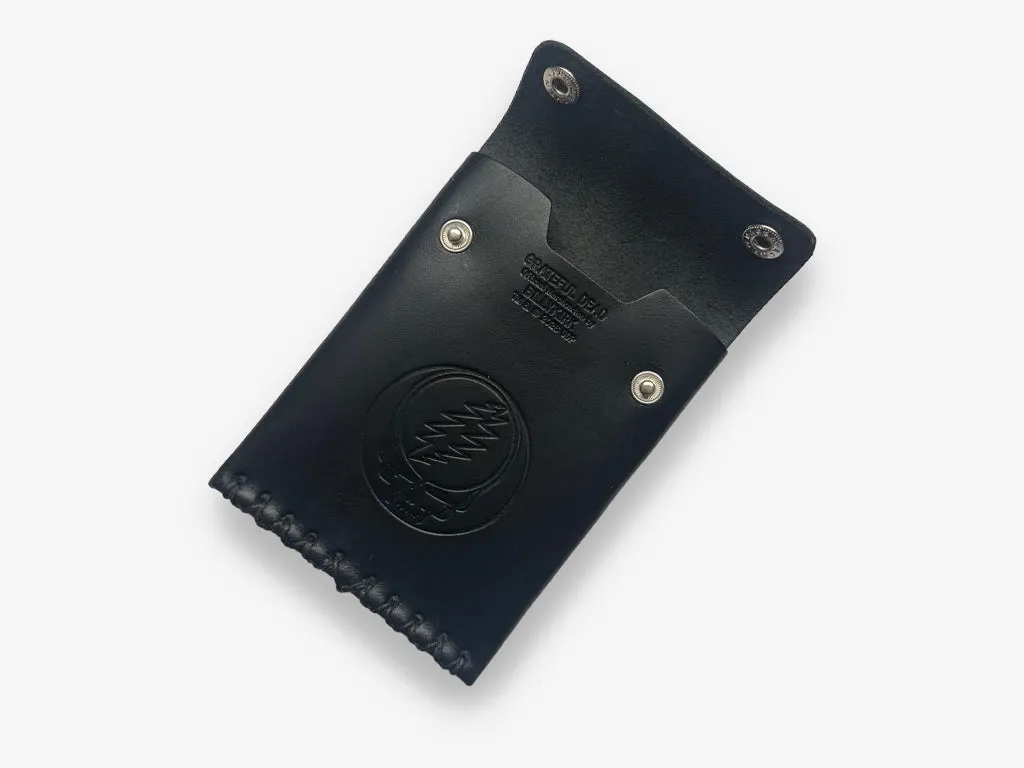 No. 092-GD Card Case with Snaps Stealie, Black sold by Billykirk product image thumbnail 3
