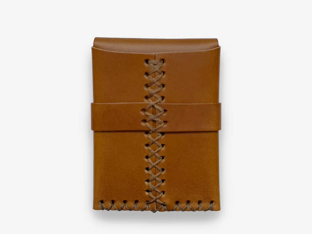 No. 155-GD Card Case with Flap Bears, Tan sold by Billykirk product image thumbnail 2