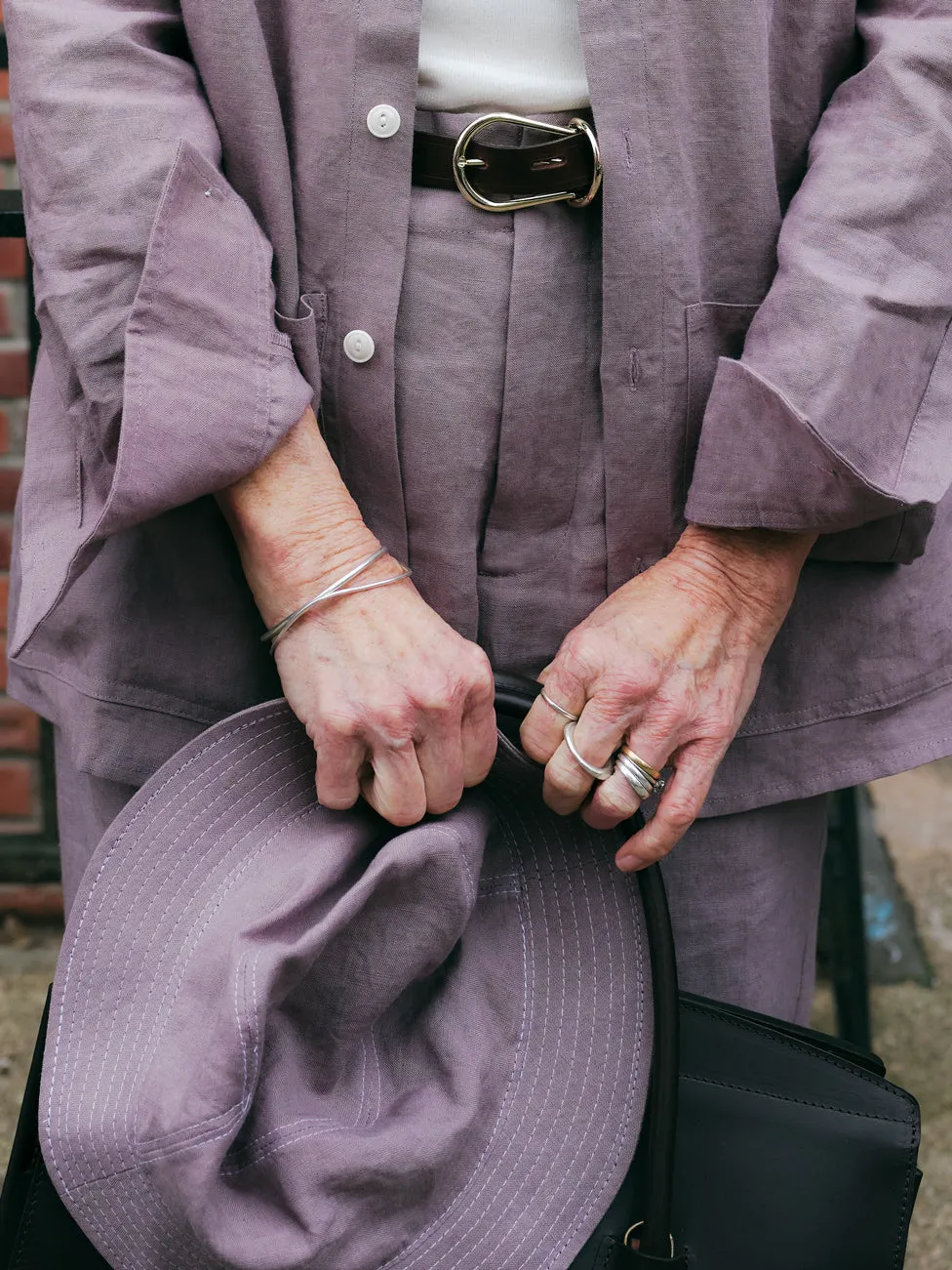Bucket Hat in Koala Linen sold by Blluemade product image thumbnail 4