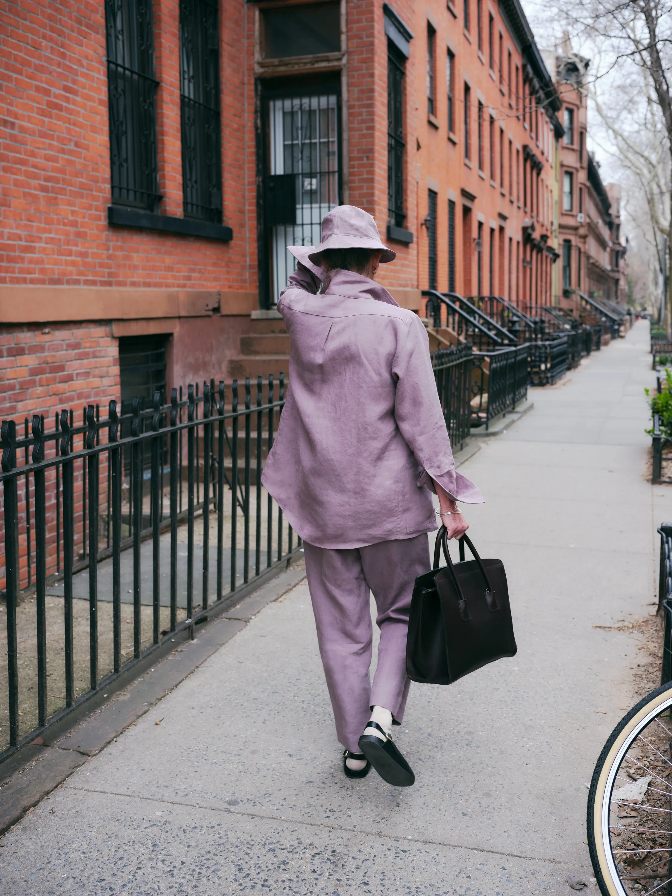 Bucket Hat in Koala Linen sold by Blluemade product image thumbnail 3