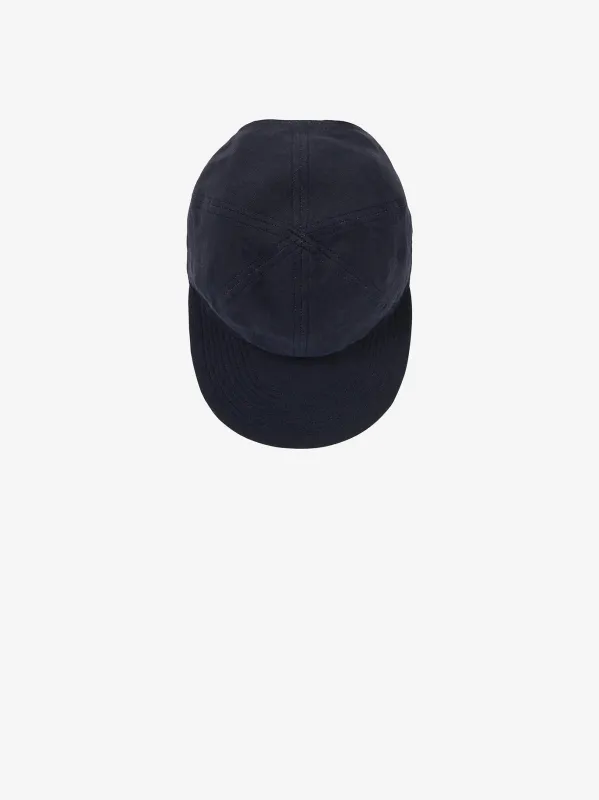 Cap in Navy Blue Linen sold by Blluemade