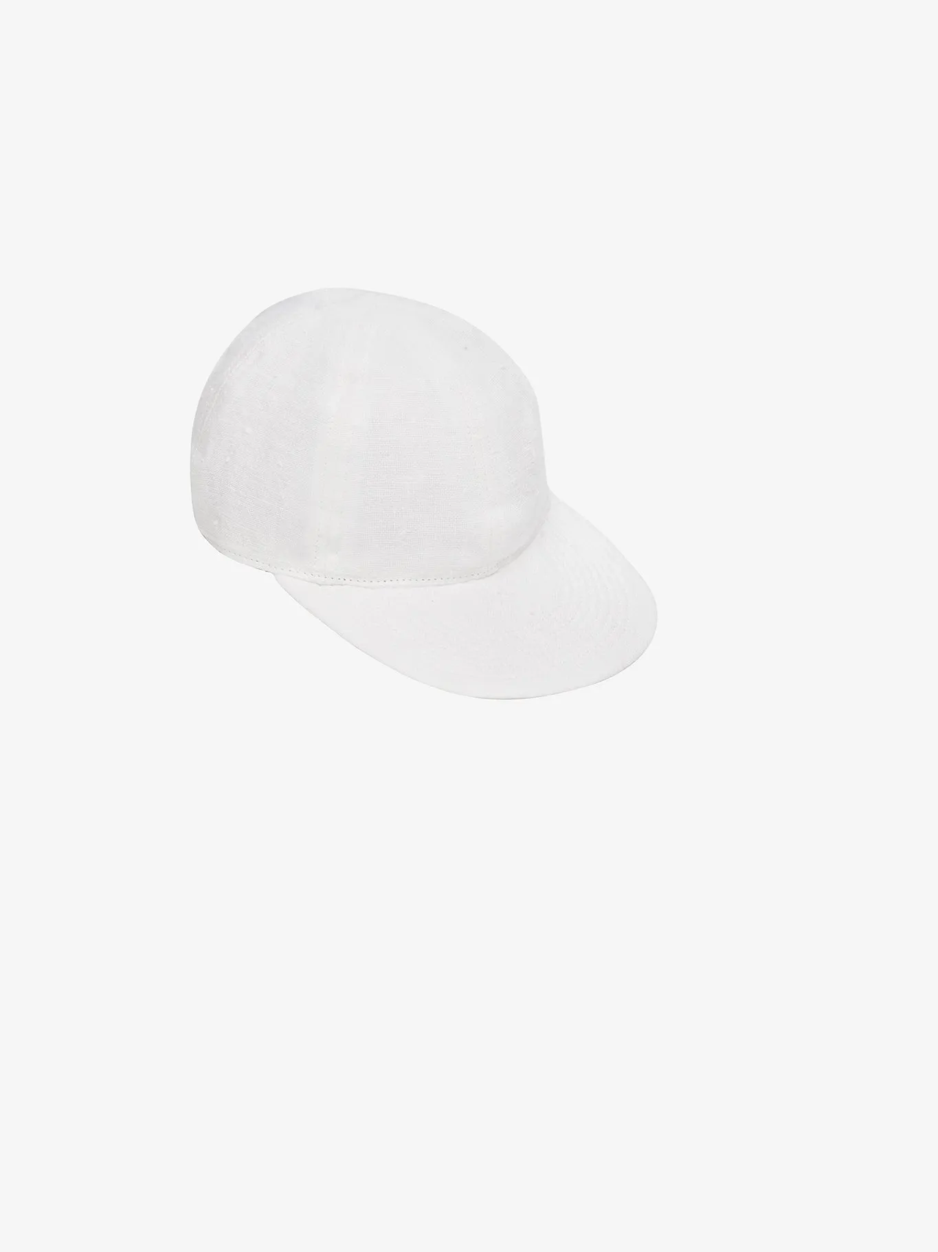 Cap in White Textured Linen sold by Blluemade product image thumbnail 2