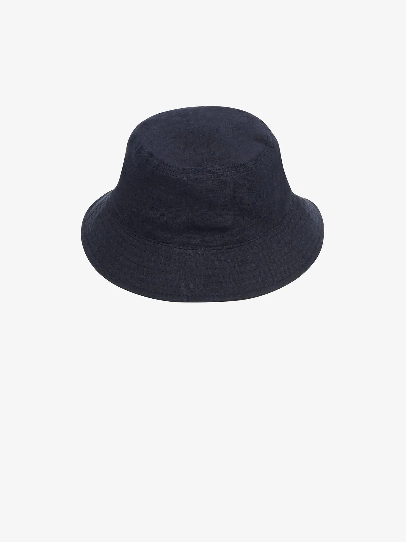 Bucket Hat in Navy Linen sold by Blluemade product image thumbnail 2