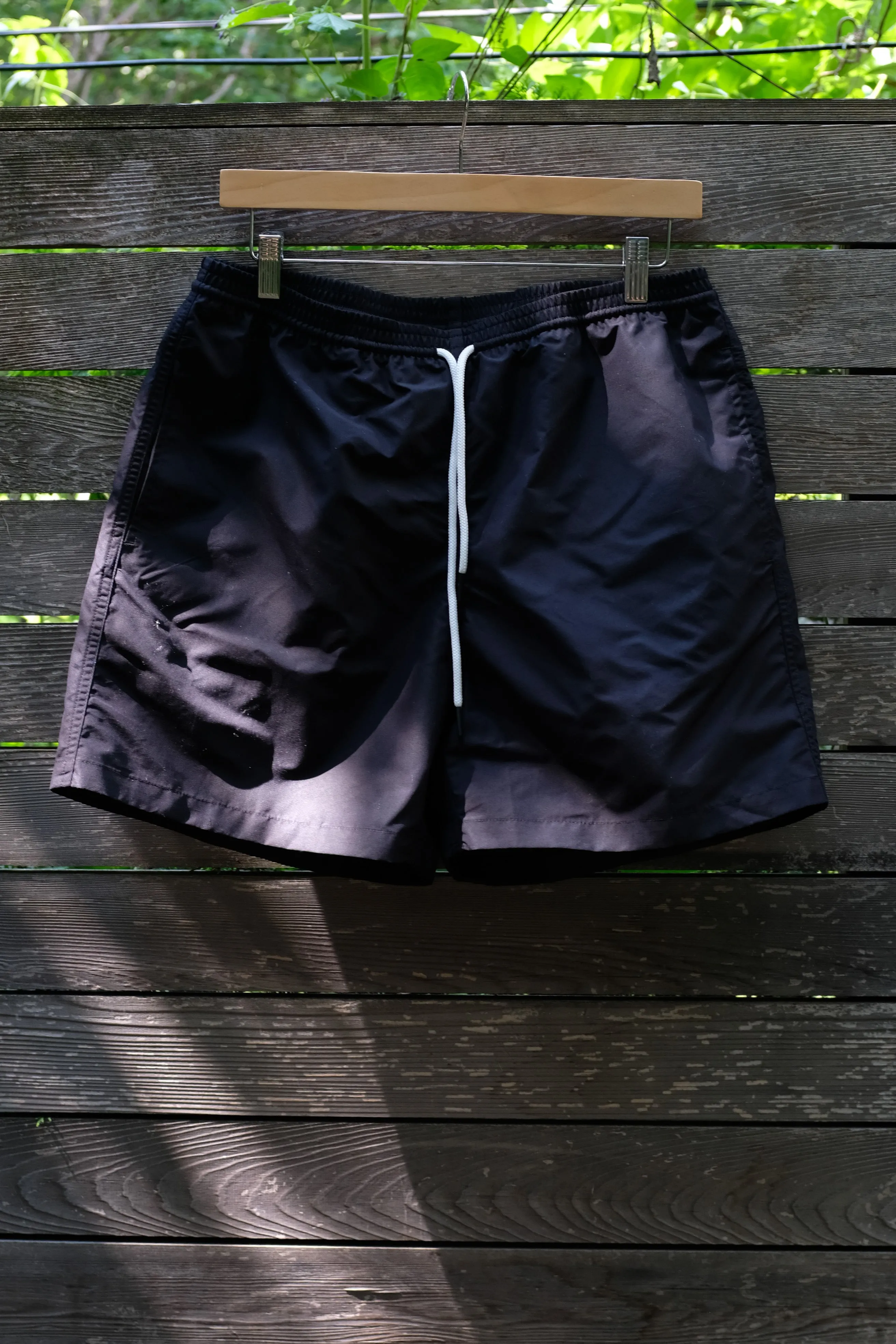 Italian Nylon Shorts in Black sold by Blluemade product image thumbnail 2