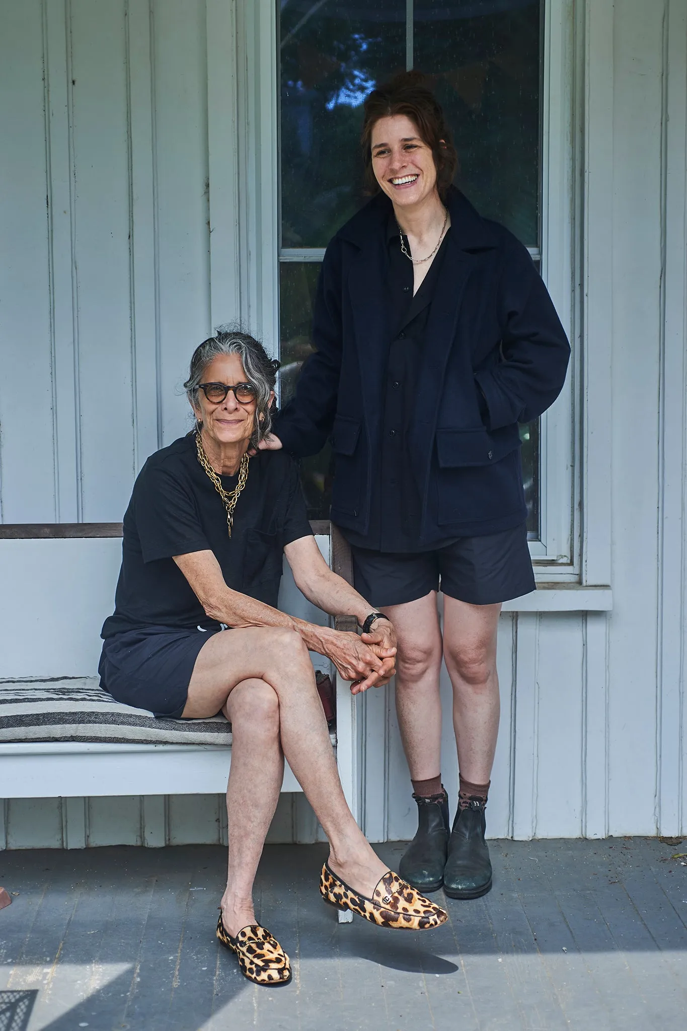 Longsleeve Noguchi Shirt in Black Cotton Seersucker sold by Blluemade product image thumbnail 3