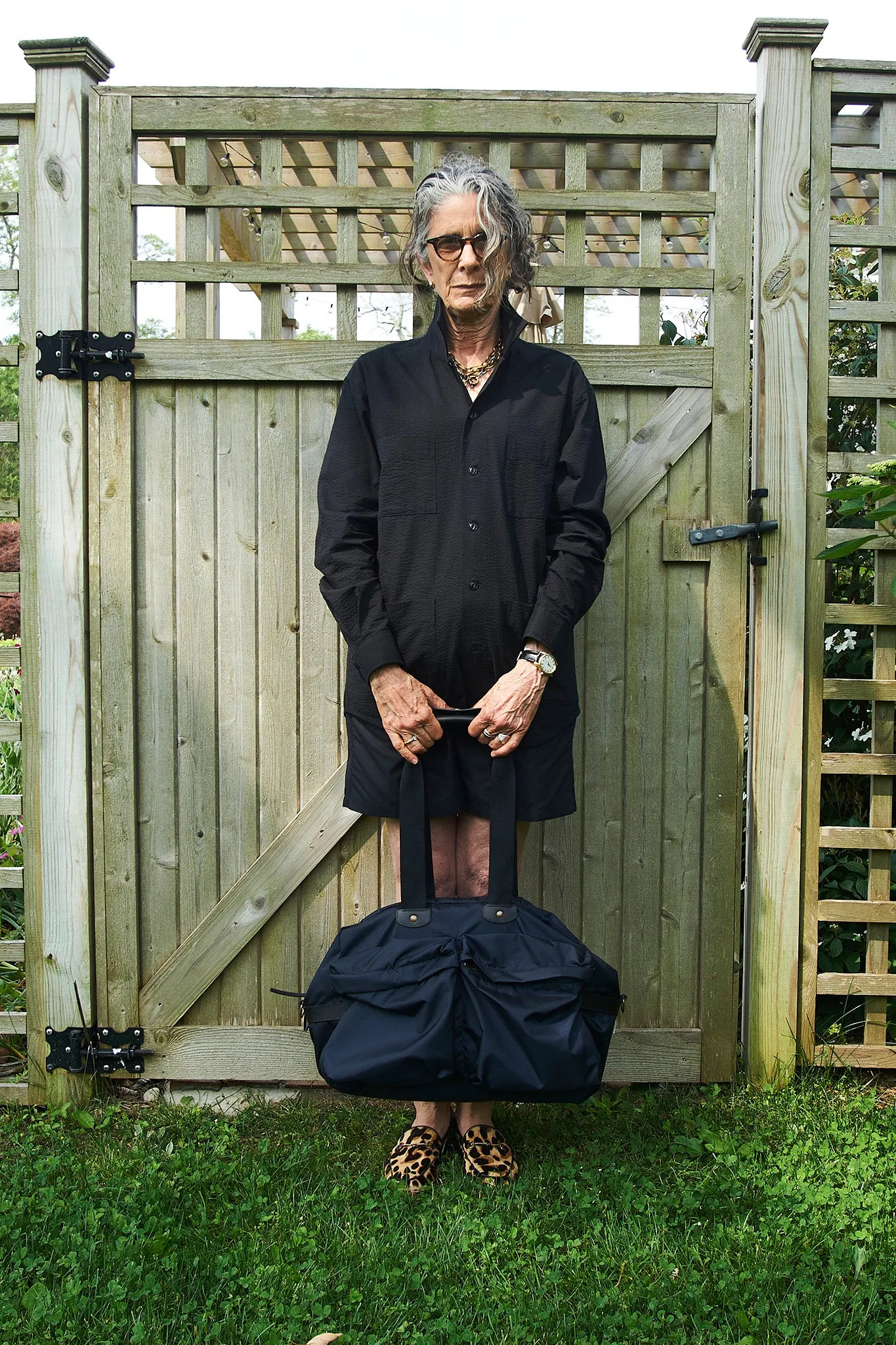 Longsleeve Noguchi Shirt in Black Cotton Seersucker sold by Blluemade product image thumbnail 2