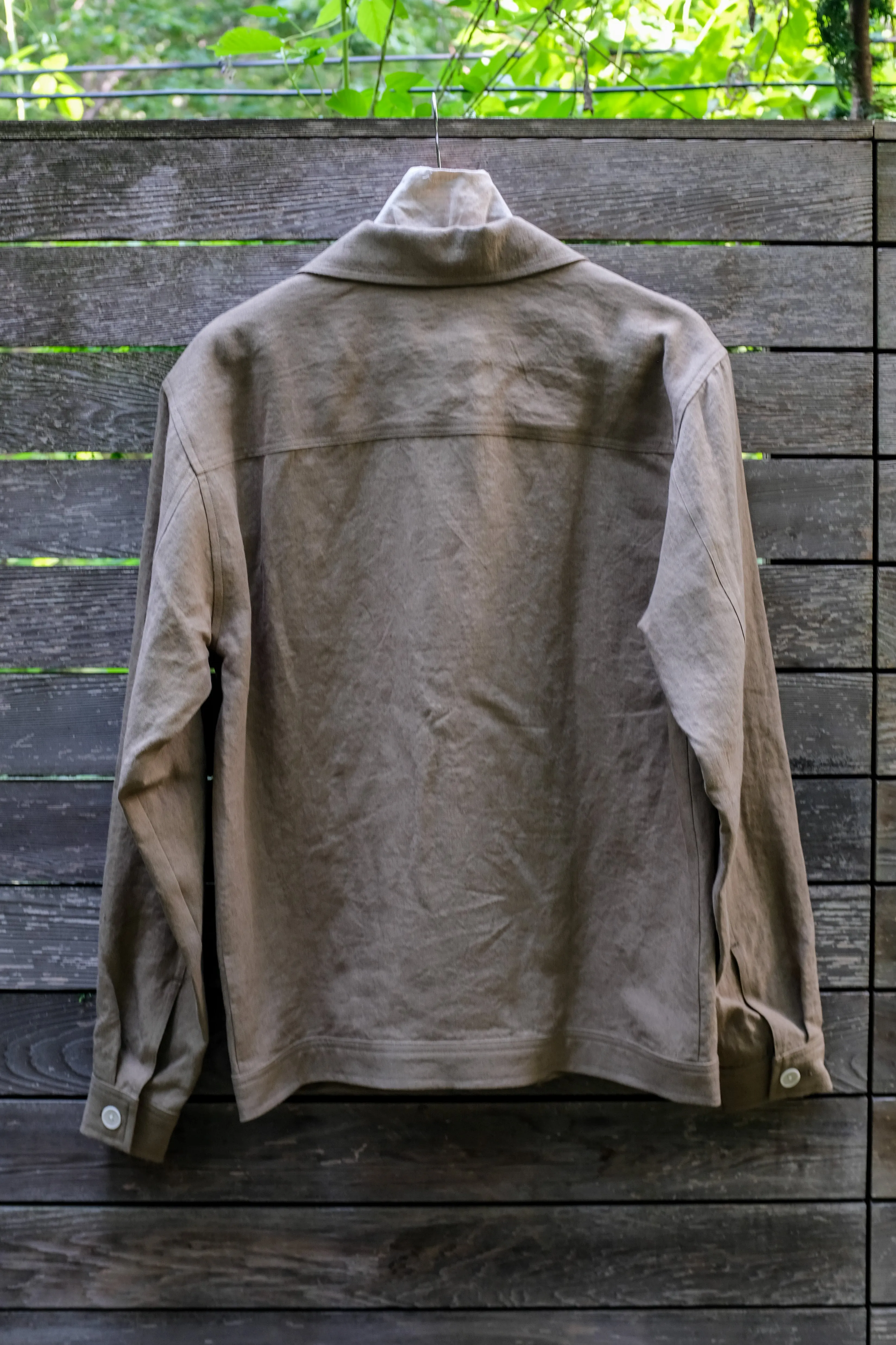 Type Jacket in Beige Moyen Linen sold by Blluemade product image thumbnail 3