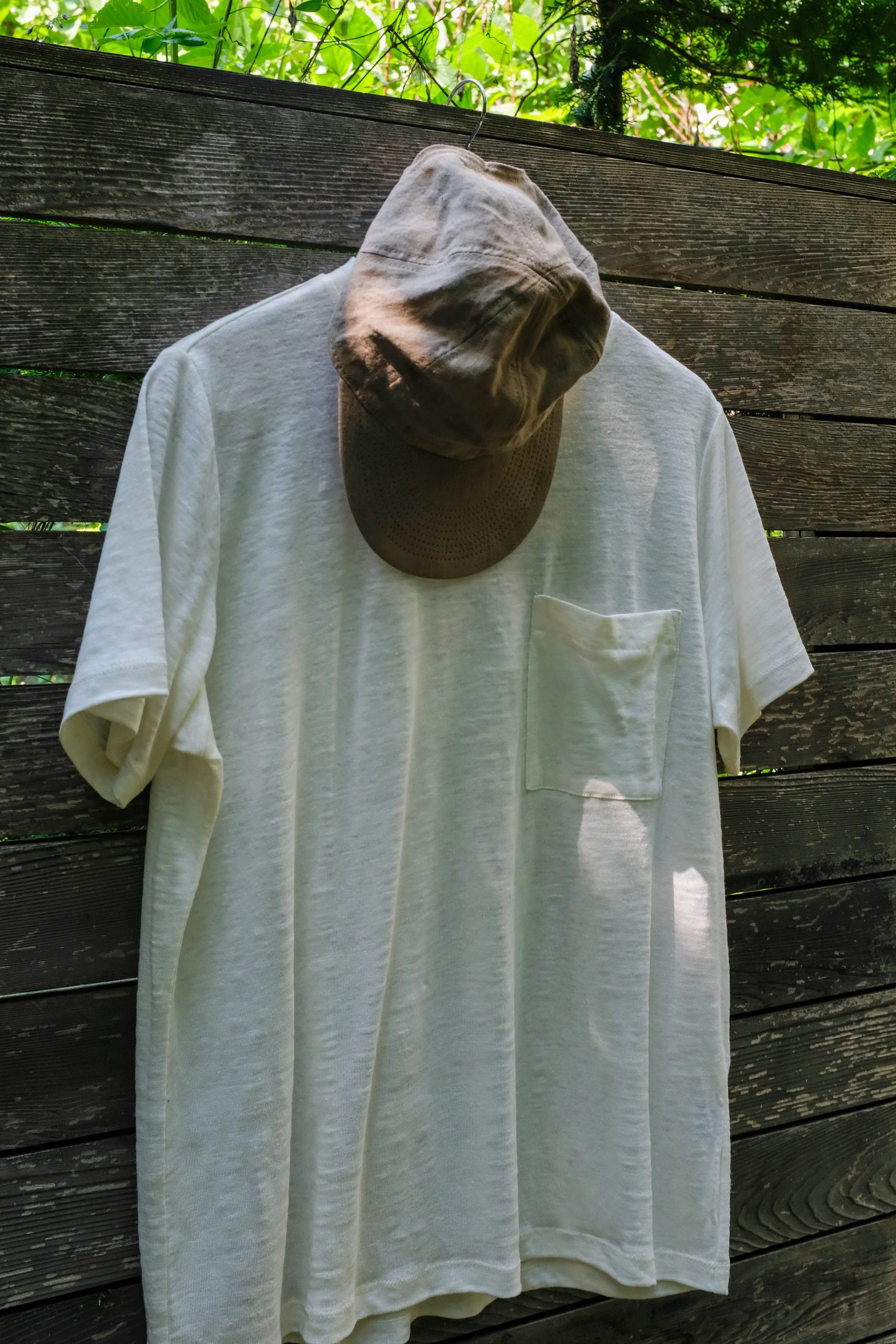 Cap in Beige Moyen Linen sold by Blluemade product image thumbnail 3