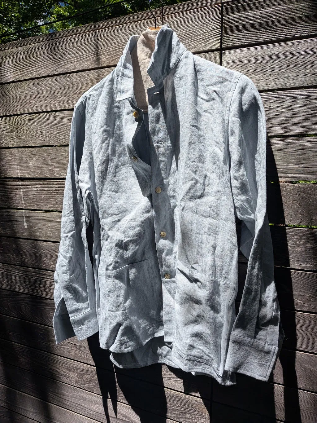Jacket Shirtish Sample in Blue sold by Blluemade product image thumbnail 2