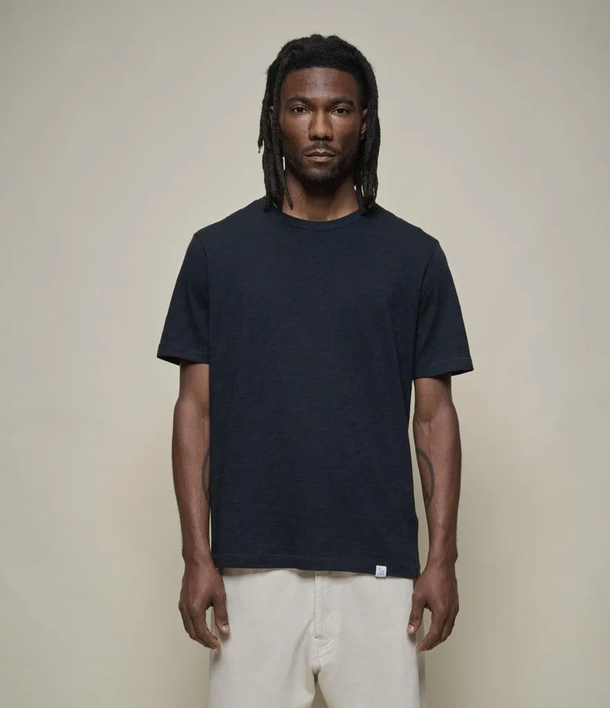【Merz b. Schwanen】SCT04 Unisex T-shirt Pima Slub Cotton Deep Black 匹馬棉竹節T 深黑色 sold by Blue Beach Denim product image thumbnail 2