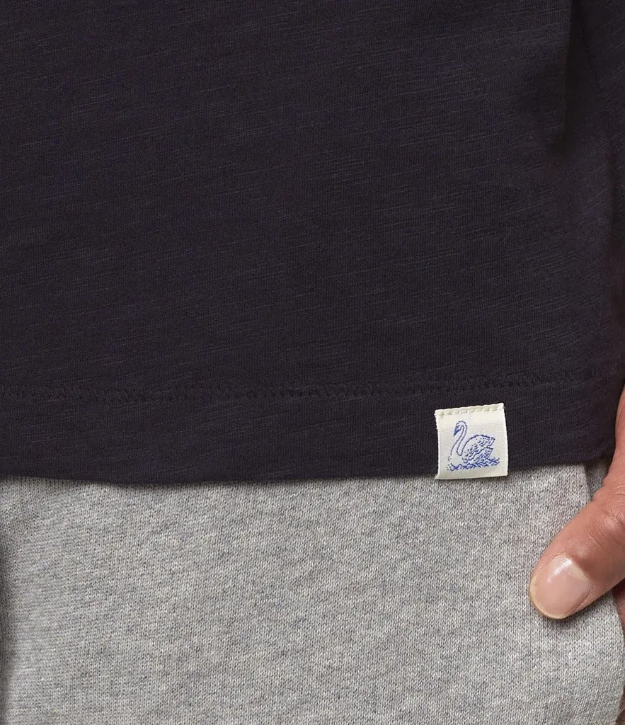 【Merz b. Schwanen】SCT04 Unisex T-shirt Pima Slub Cotton Deep Black 匹馬棉竹節T 深黑色 sold by Blue Beach Denim product image thumbnail 4