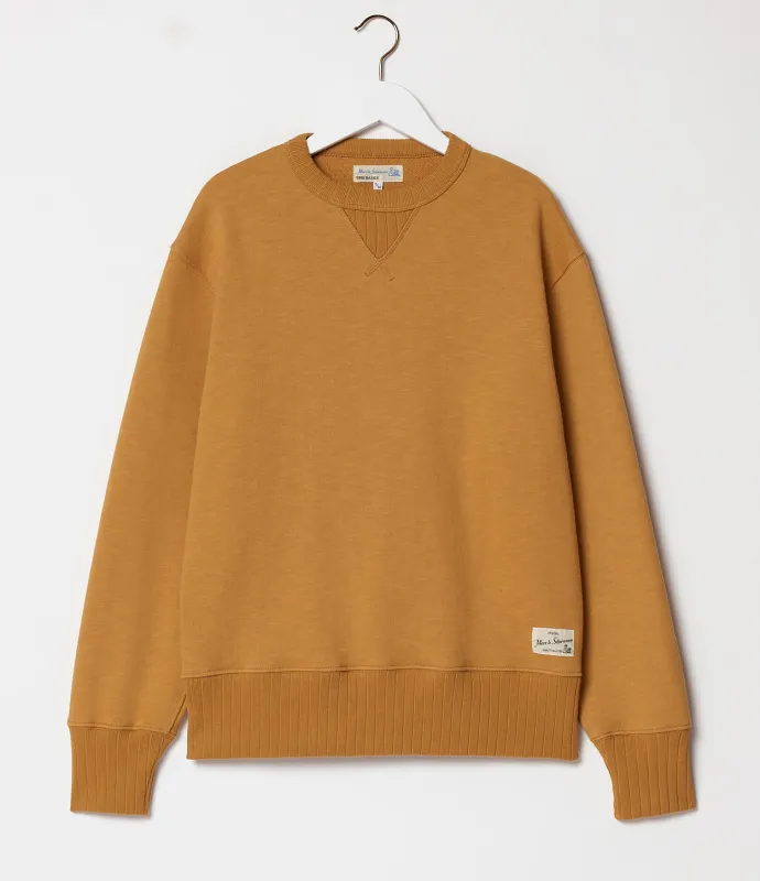 【Merz b. Schwanen】RFC01 Sweatshirt 19oz Honey 重磅長袖衛衣淺密色 sold by Blue Beach Denim