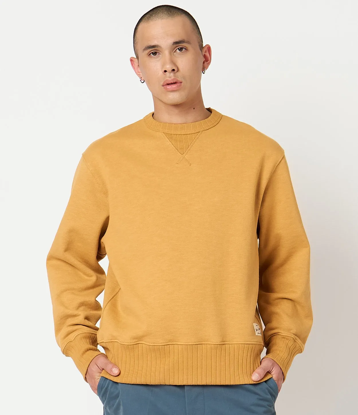 【Merz b. Schwanen】RFC01 Sweatshirt 19oz Honey 重磅長袖衛衣淺密色 sold by Blue Beach Denim product image thumbnail 2