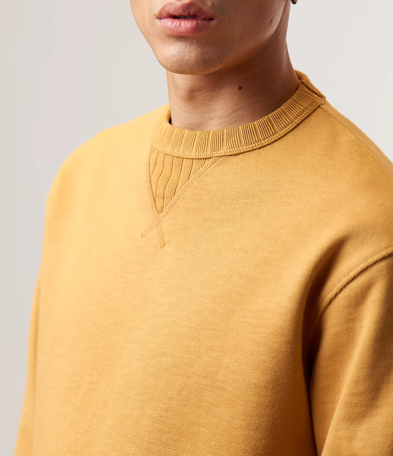 【Merz b. Schwanen】RFC01 Sweatshirt 19oz Honey 重磅長袖衛衣淺密色 sold by Blue Beach Denim product image thumbnail 5