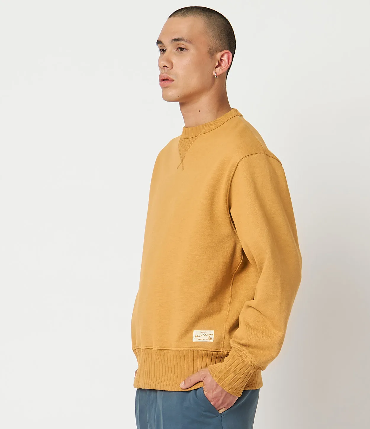 【Merz b. Schwanen】RFC01 Sweatshirt 19oz Honey 重磅長袖衛衣淺密色 sold by Blue Beach Denim product image thumbnail 4
