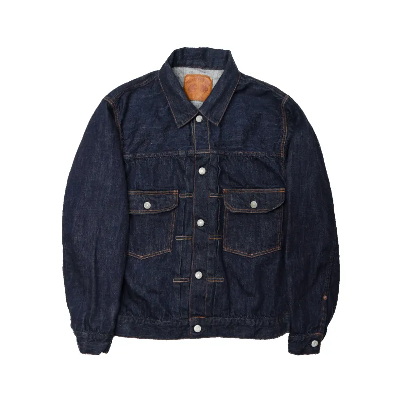 【Fullcount】2102SS Type 2 Denim Jacket Super Smooth 11.5oz 超輕薄辛巴威棉復古二代牛仔外套 sold by Blue Beach Denim