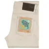 【Naked & Famous】原色純亞麻丹寧 9oz Raw Linen Denim - Natural sold by Blue Beach Denim