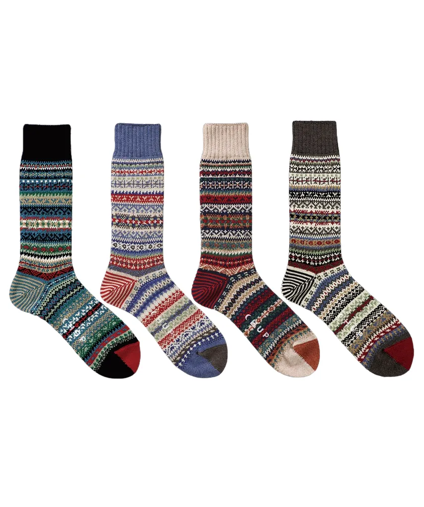 【CHUP】HAPPY HOLIDAY 高筒針織襪 4色 sold by Blue Beach Denim