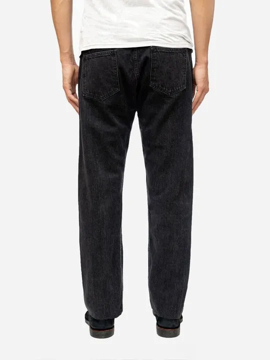 【3sixteen】 CS-222xs Stonewashed Double Black 黑色復古赤耳石洗直筒牛仔褲 sold by Blue Beach Denim product image thumbnail 5