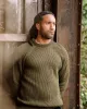 【Peregrine】Merino Wool Ford Crew Neck Sweater Olive 橄欖色美麗諾圓領粗針毛衣 sold by Blue Beach Denim