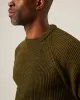 【Peregrine】Merino Wool Ford Crew Neck Sweater Olive 橄欖色美麗諾圓領粗針毛衣 sold by Blue Beach Denim