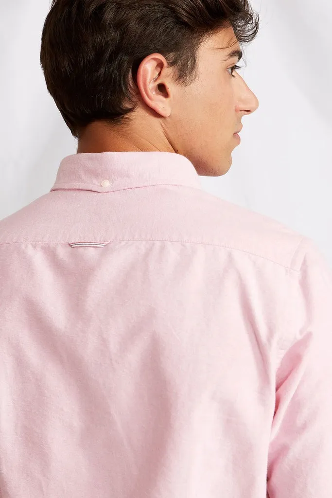 【ABCL Garments】BD 1112 Pale Pink Selvedge Oxford 褪粉色赤耳布邊牛津襯衫 sold by Blue Beach Denim product image thumbnail 4