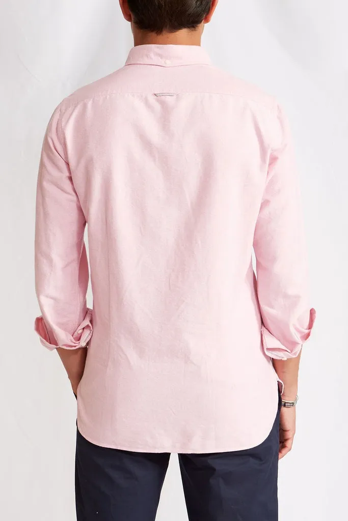 【ABCL Garments】BD 1112 Pale Pink Selvedge Oxford 褪粉色赤耳布邊牛津襯衫 sold by Blue Beach Denim product image thumbnail 3