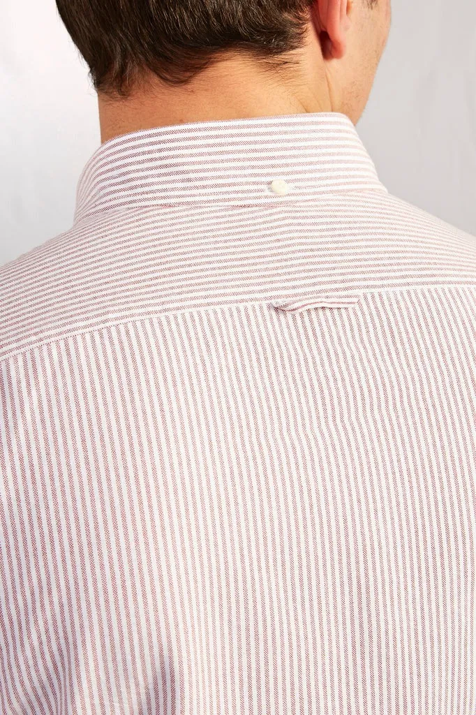 【ABCL Garments】BD 1214 Selvedge Oxford Red Stripe 紅條紋赤耳布邊牛津襯衫 sold by Blue Beach Denim product image thumbnail 3