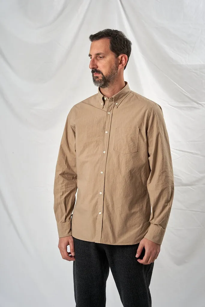 【ABCL Garments】BD 4220 Sunnydry Light Canvas Beige 日曬極薄帆布米色襯衫 sold by Blue Beach Denim