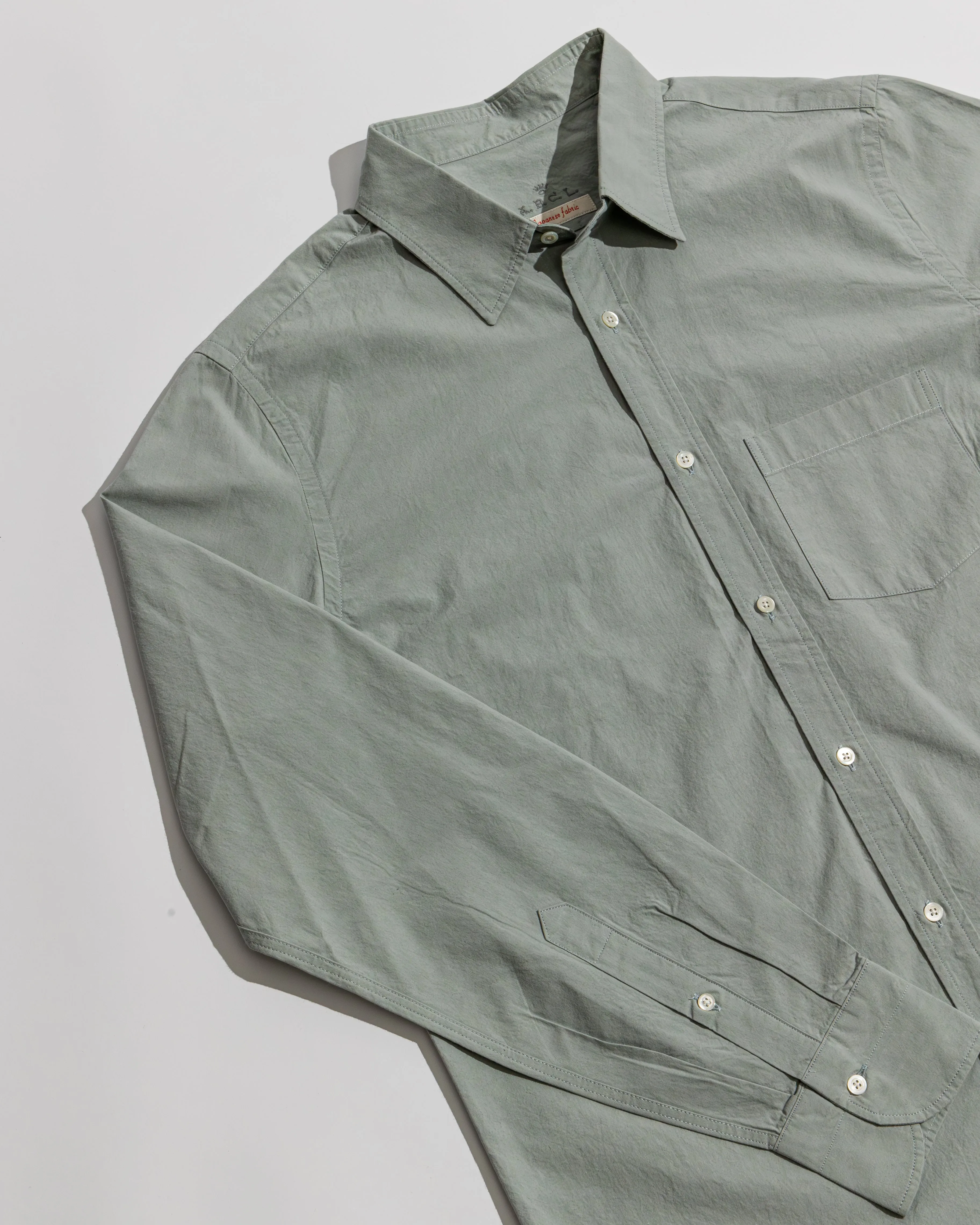 【ABCL Garments】4221 York Sunnydry Sky 約克日曬極薄帆布天藍色襯衫 sold by Blue Beach Denim product image thumbnail 3