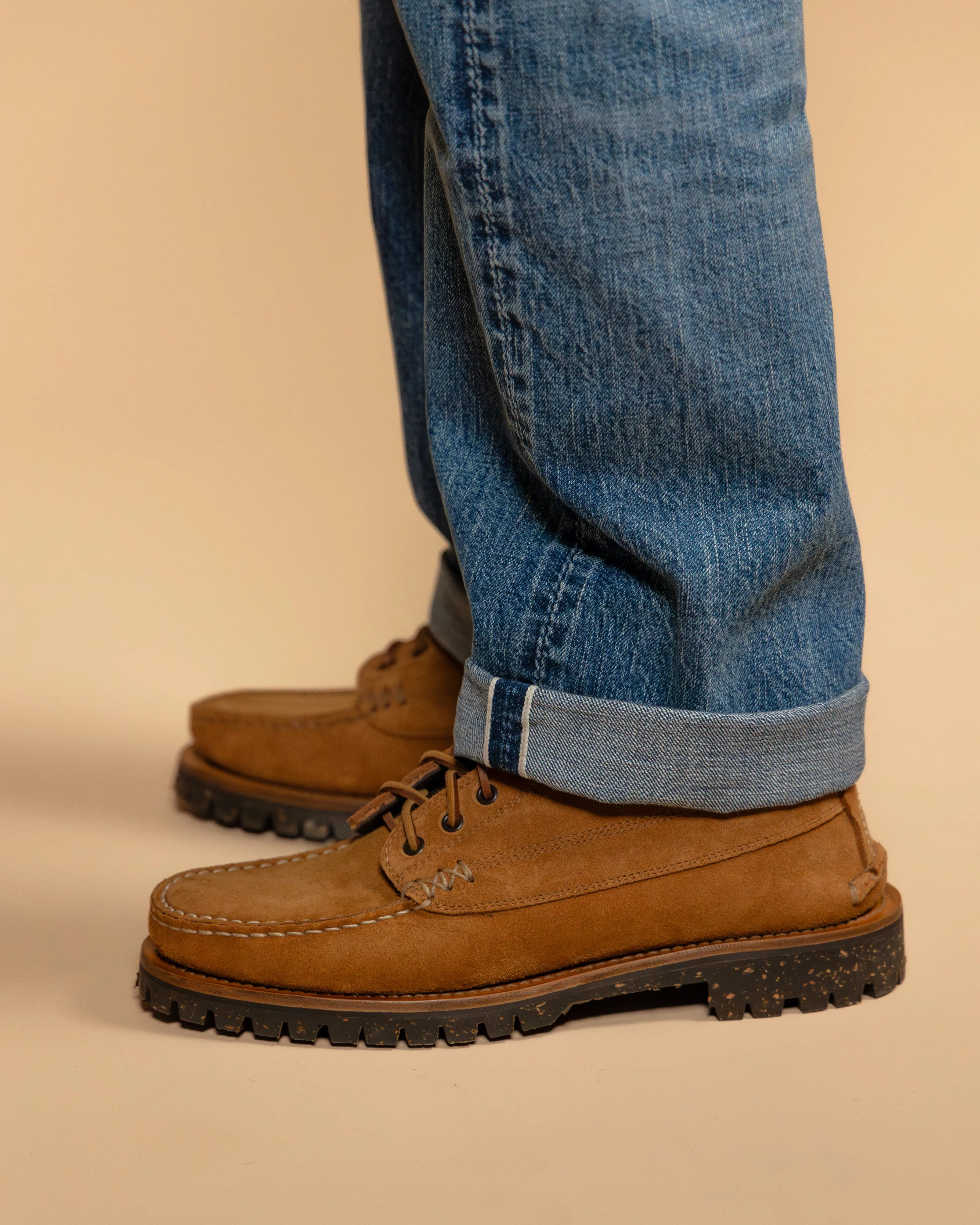 【Yuketen】Angler Boots Cortina Sole Tosca G Brown 義大利反皮方頭莫卡辛靴登山大底 sold by Blue Beach Denim product image thumbnail 2