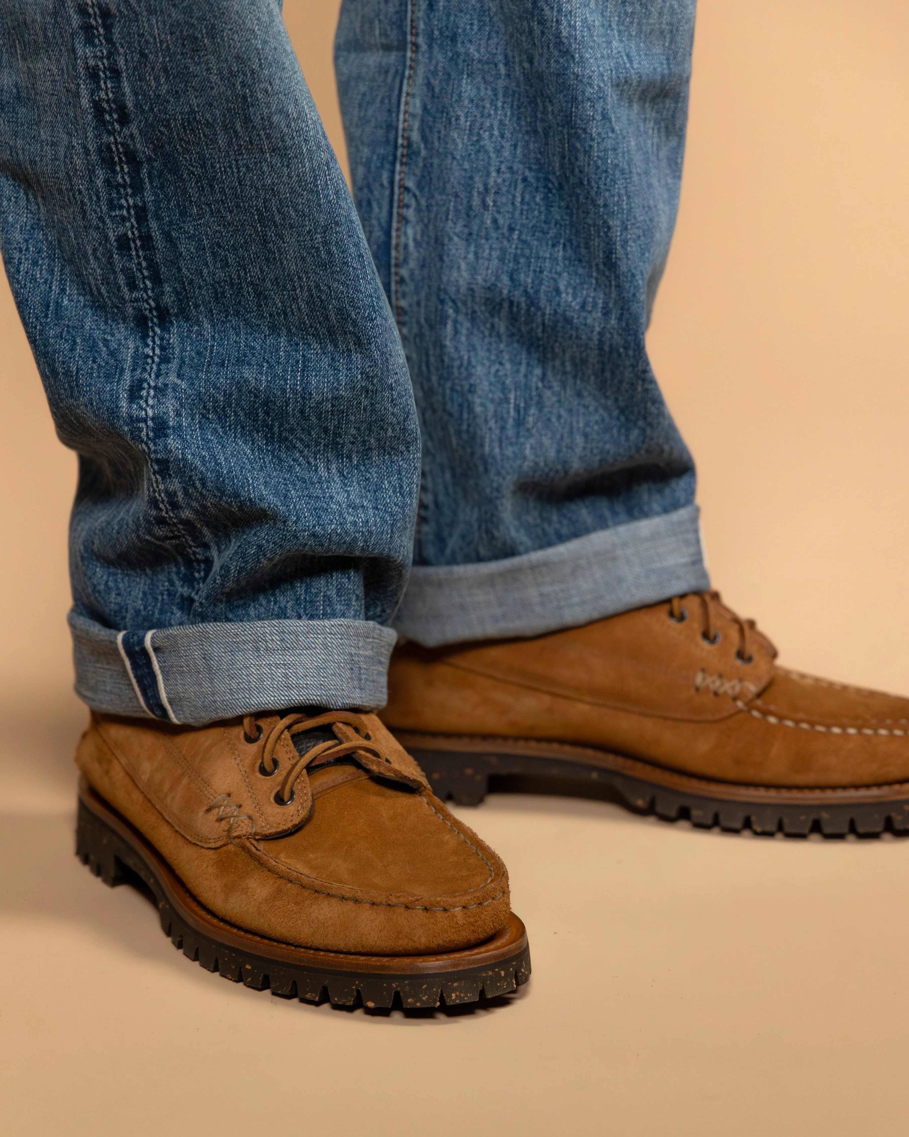 【Yuketen】Angler Boots Cortina Sole Tosca G Brown 義大利反皮方頭莫卡辛靴登山大底 sold by Blue Beach Denim product image thumbnail 3