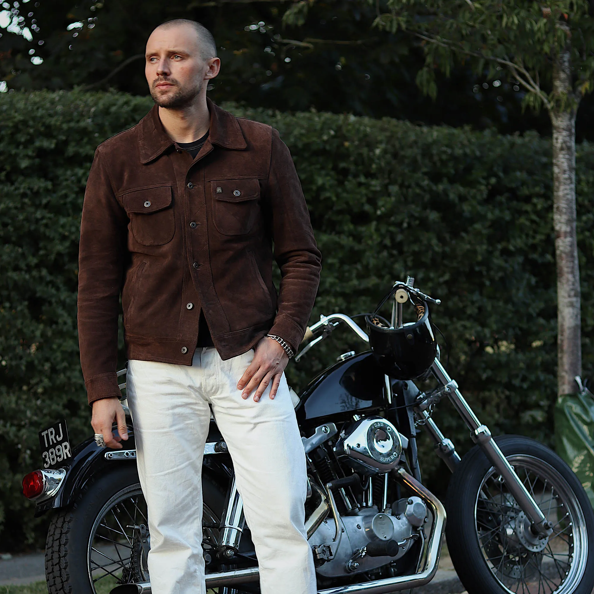 【Shangri-La Heritage】Terracotta Western Jacket Suede Brown 60年代麂皮皮衣 sold by Blue Beach Denim product image thumbnail 2