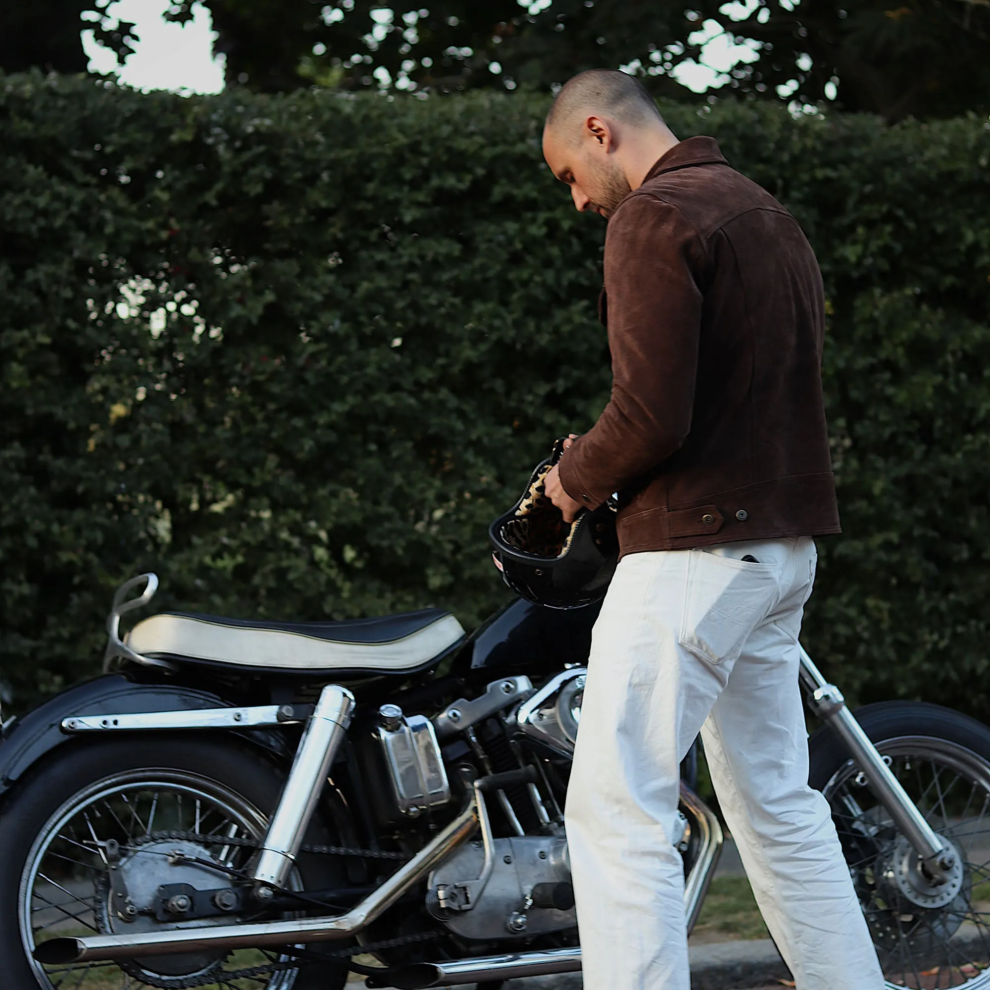 【Shangri-La Heritage】Terracotta Western Jacket Suede Brown 60年代麂皮皮衣 sold by Blue Beach Denim product image thumbnail 4