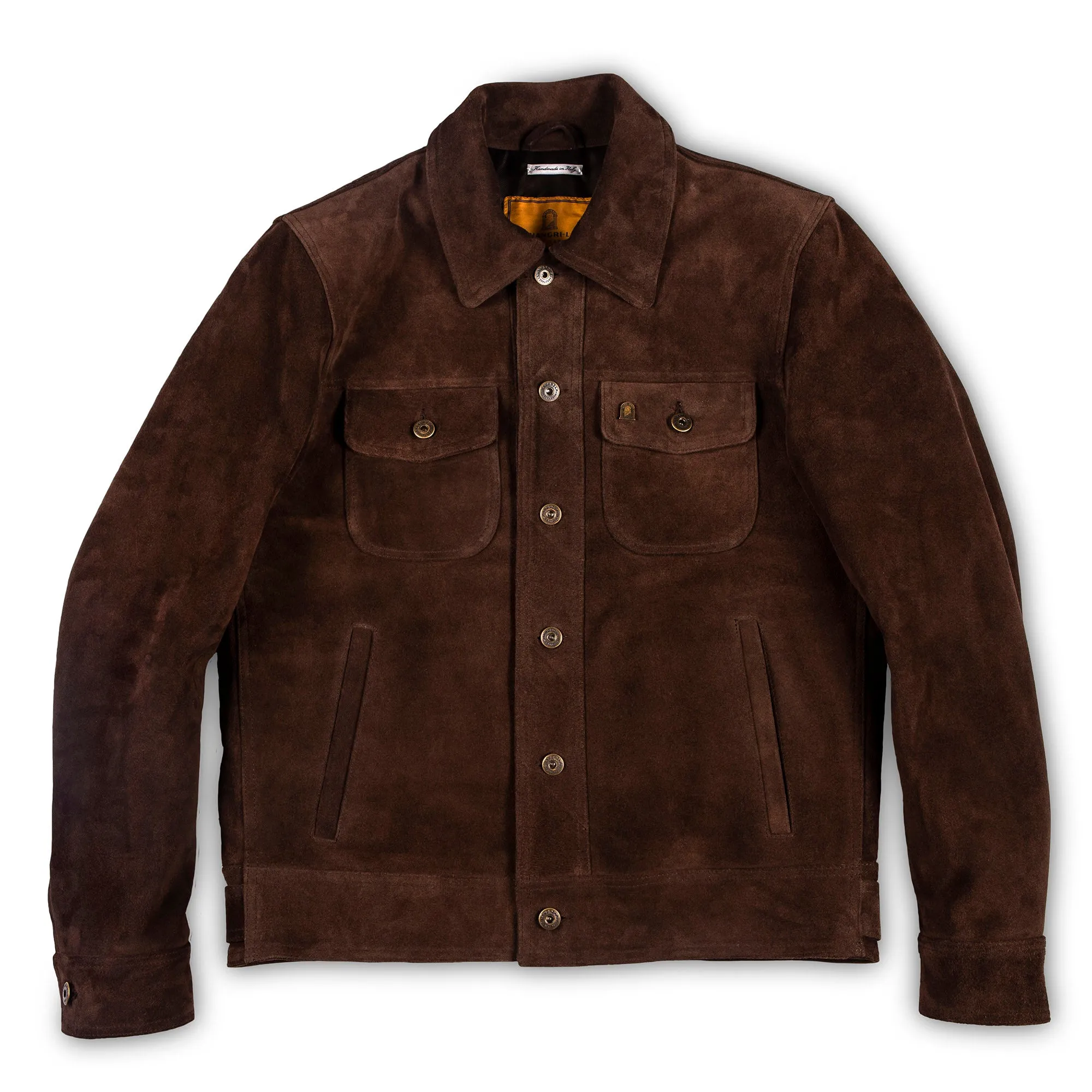 【Shangri-La Heritage】Terracotta Western Jacket Suede Brown 60年代麂皮皮衣 sold by Blue Beach Denim