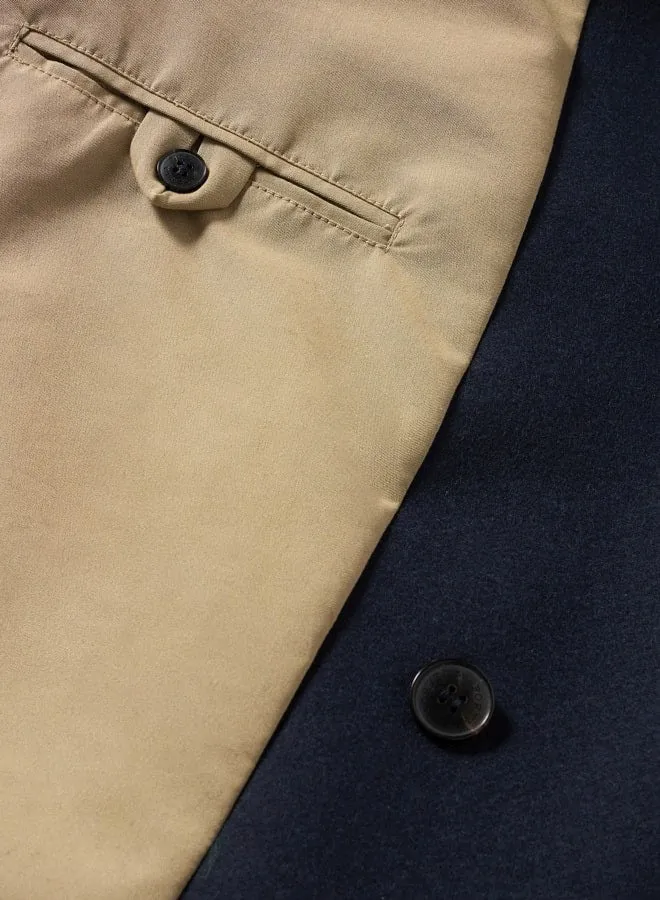 【Fortela】SERWILLIAM MA657 BLU 威廉爵士羊毛雙排扣大衣 sold by Blue Beach Denim product image thumbnail 5